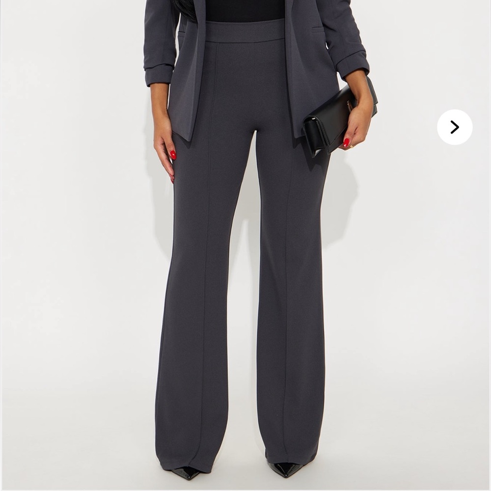 High-Rise Crepe Knit Pants